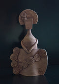 escultura espiral frente