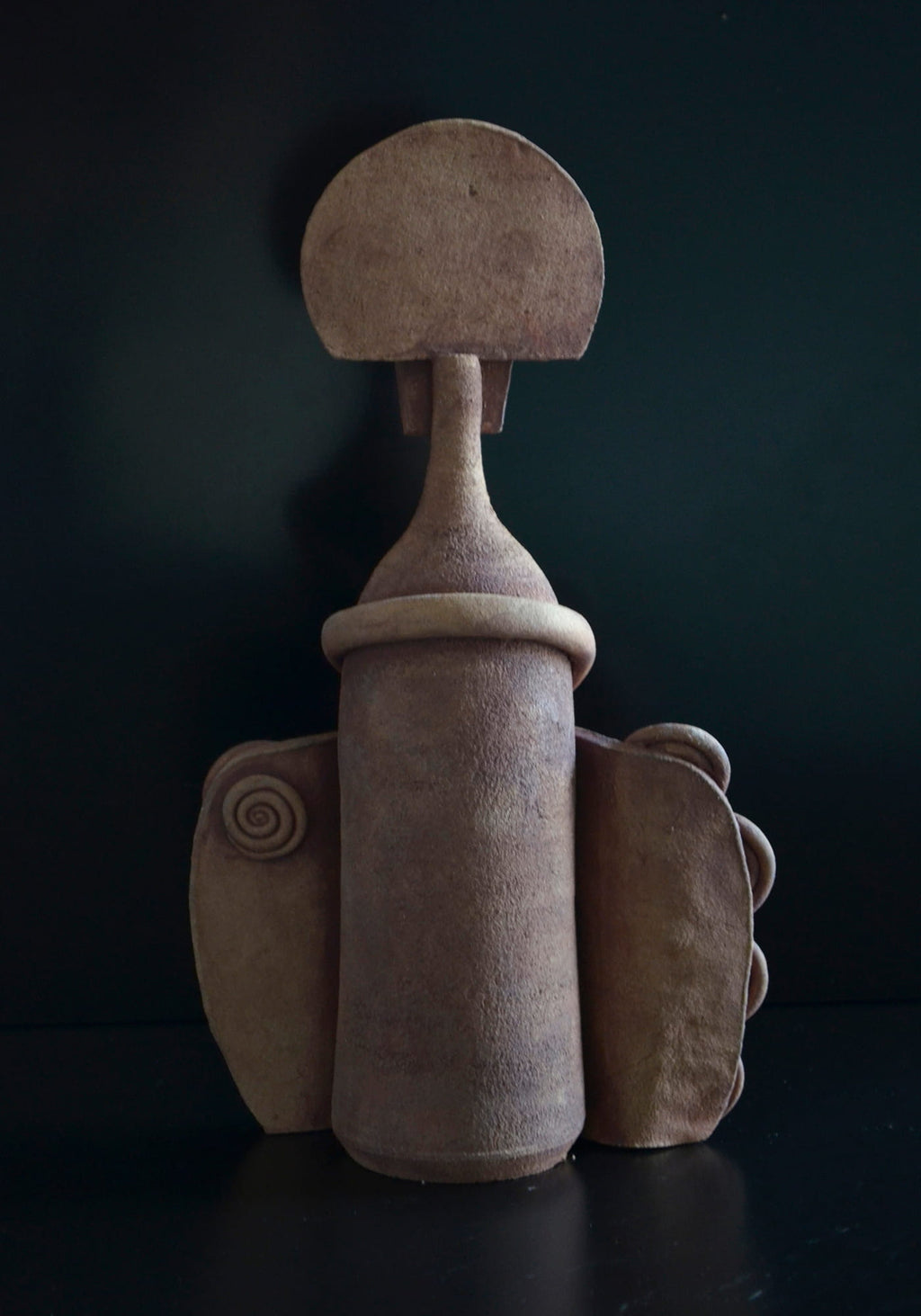 escultura espiral espalda